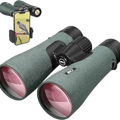 12x50 UHD Binoculars for Adults High Powered with Upgraded Phone Adapter - Large View, Lightweight, IPX7 Waterproof, BAK4 Prism - Binoculars for Hunting Bird Watching Cruise